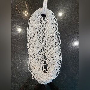 Set of 24 Faux Pearl Party Necklaces